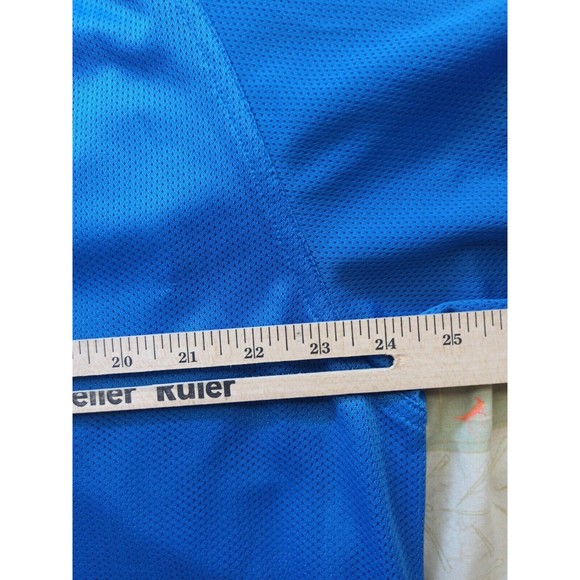 Nike Men's Shirt Medium Blue Plain Embroided Logo The Nike Tee Sport - Picture 5 of 8